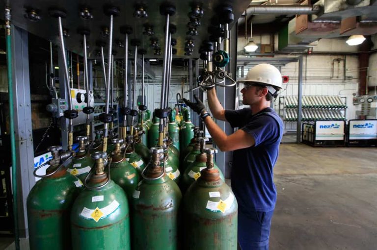 role of gases in food industry