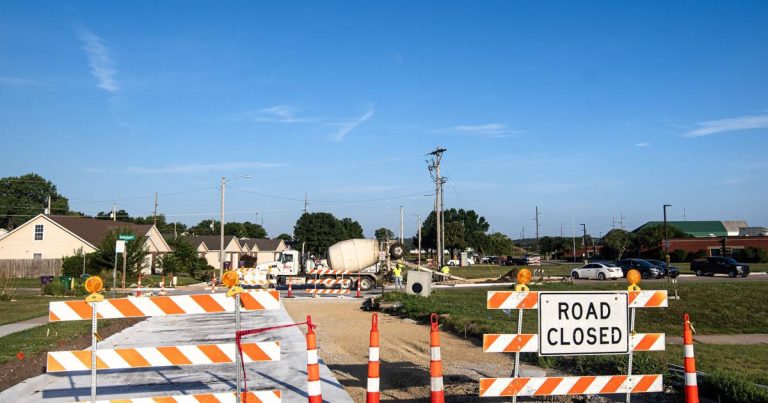 Road Construction Near Completion Uniting Marlatt and Eisenhower School Communities